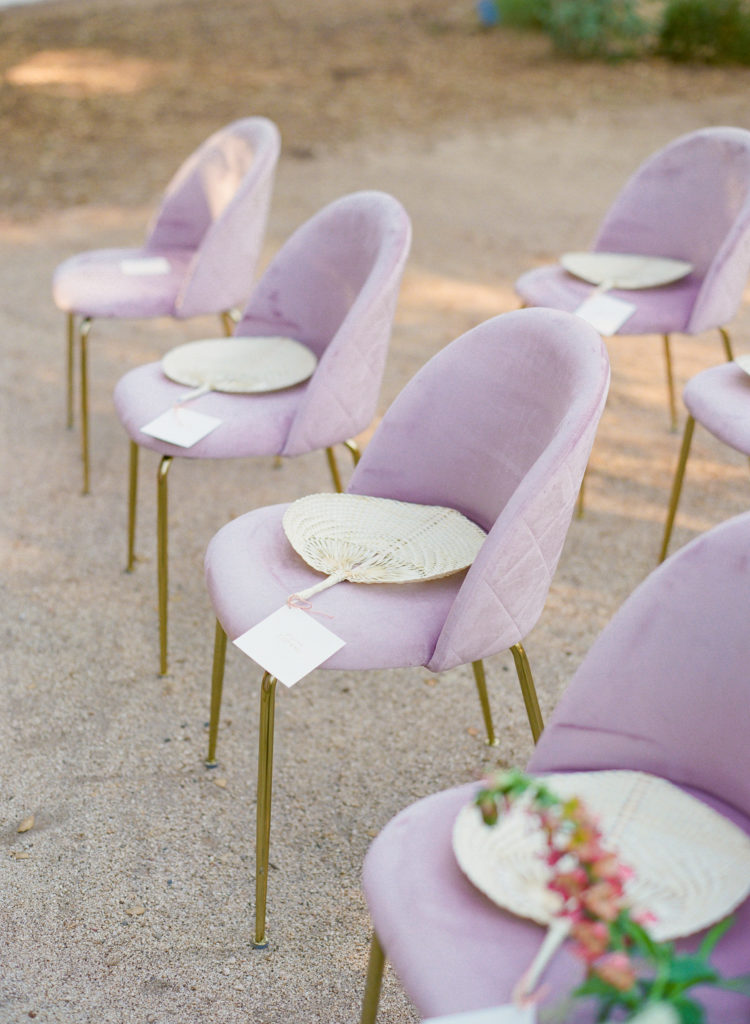 velvet wedding chairs