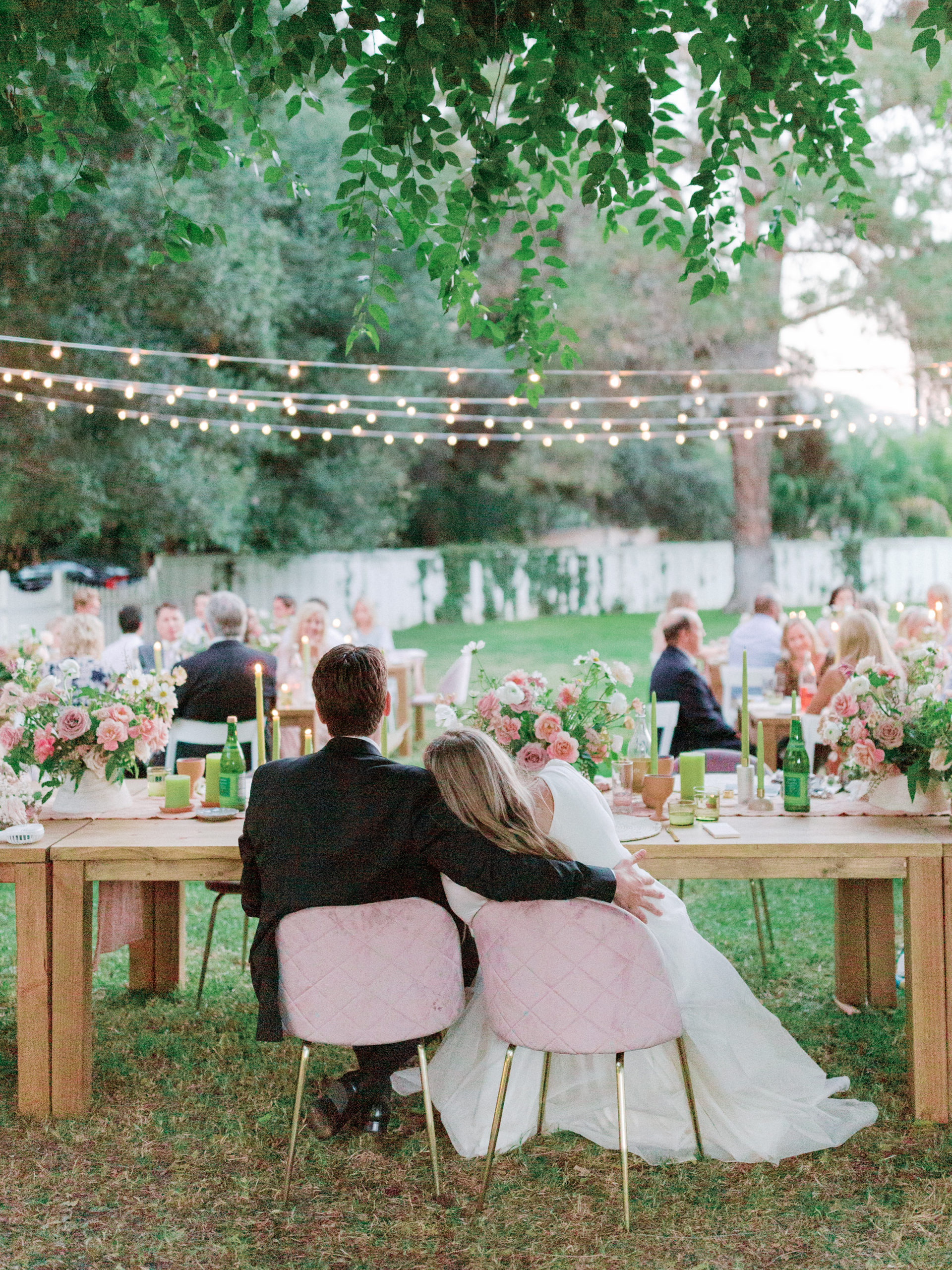 intimate backyard wedding in California designed by Amorology