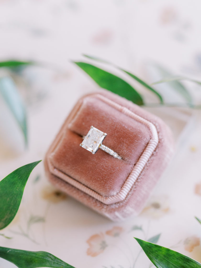 engagement ring in pink personalized mrs box