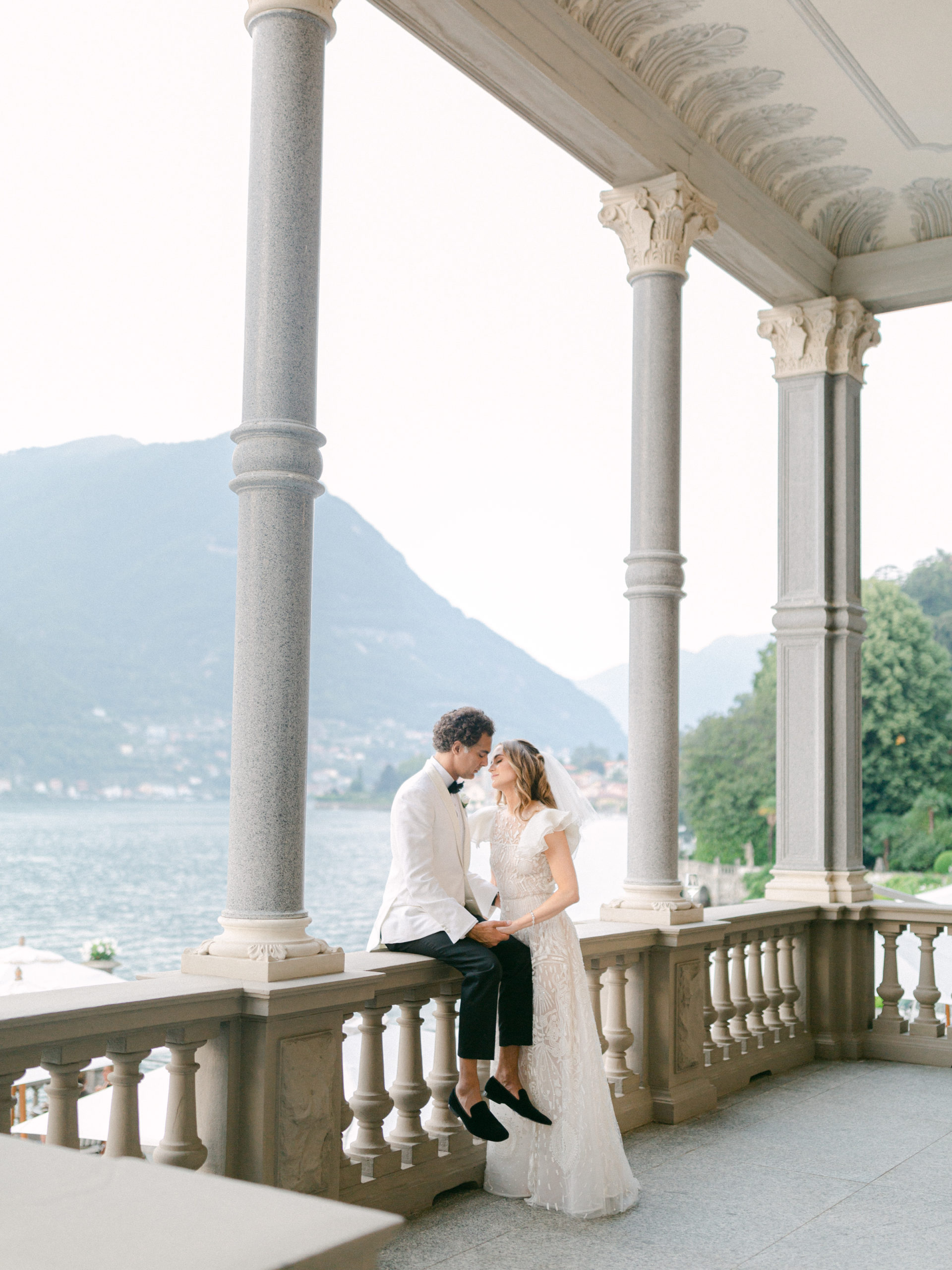 Lake Como Harper's Bazaar Wedding Photographer