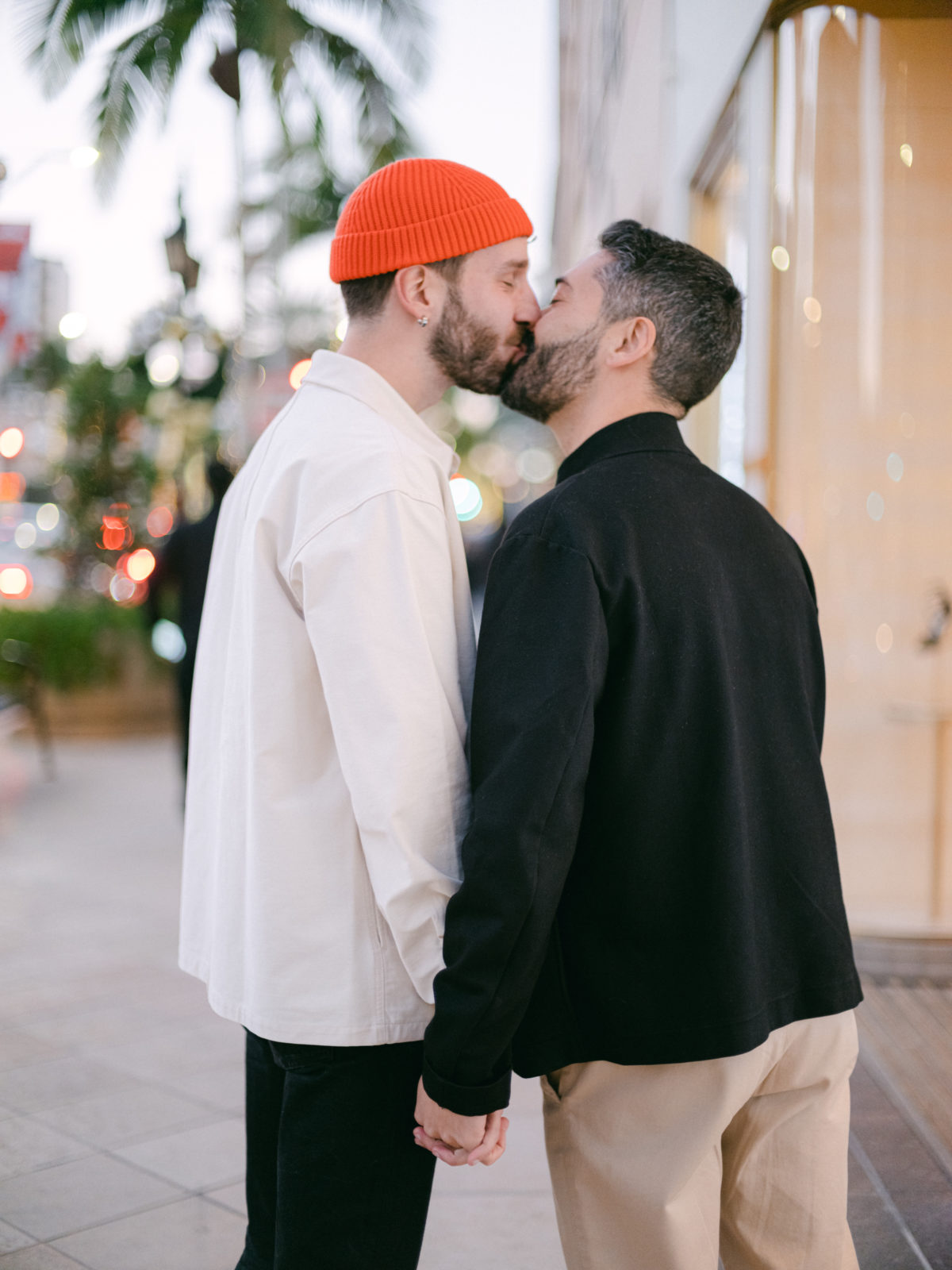 Gay couple engagement session in Beverly Hills