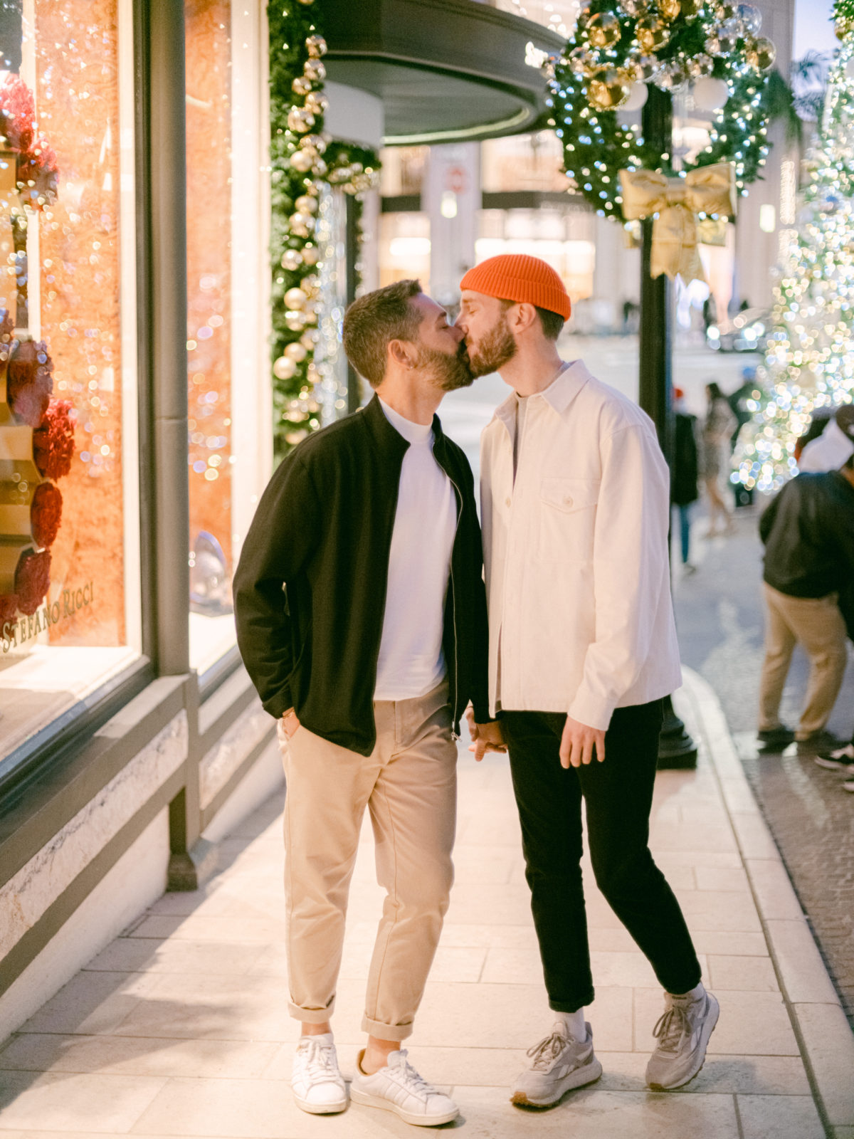 Christmas Engagement Session In Beverly Hills