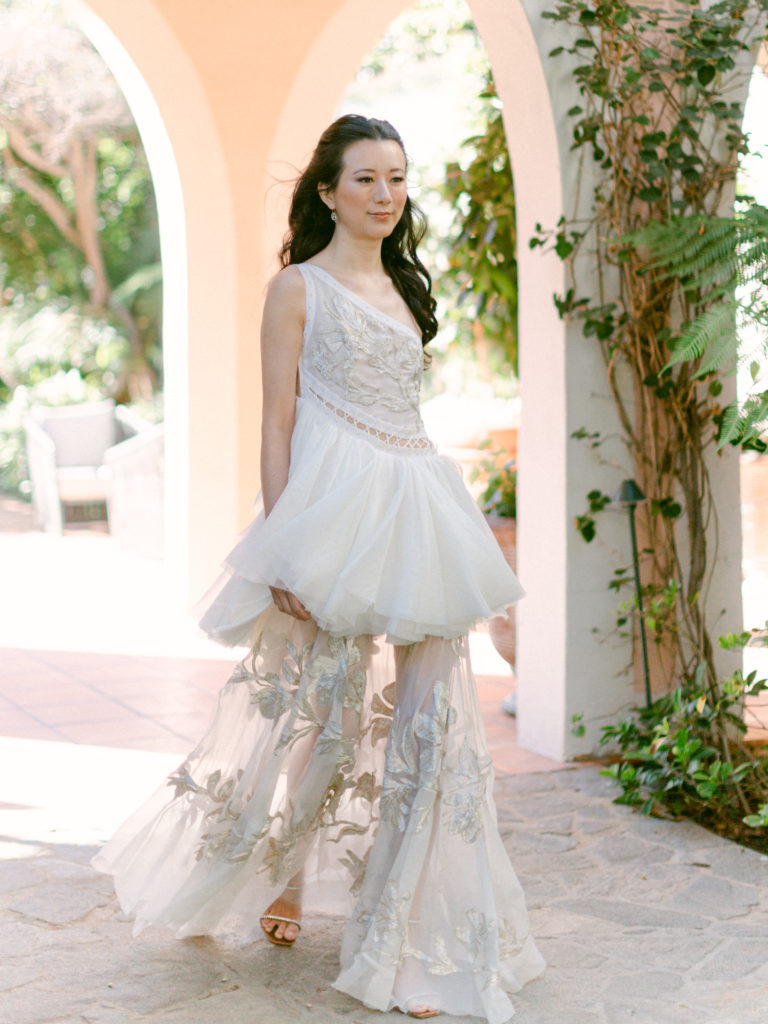 Bridal Stylist Carrie Lauren Goldberg styles Alexander McQueen dress
