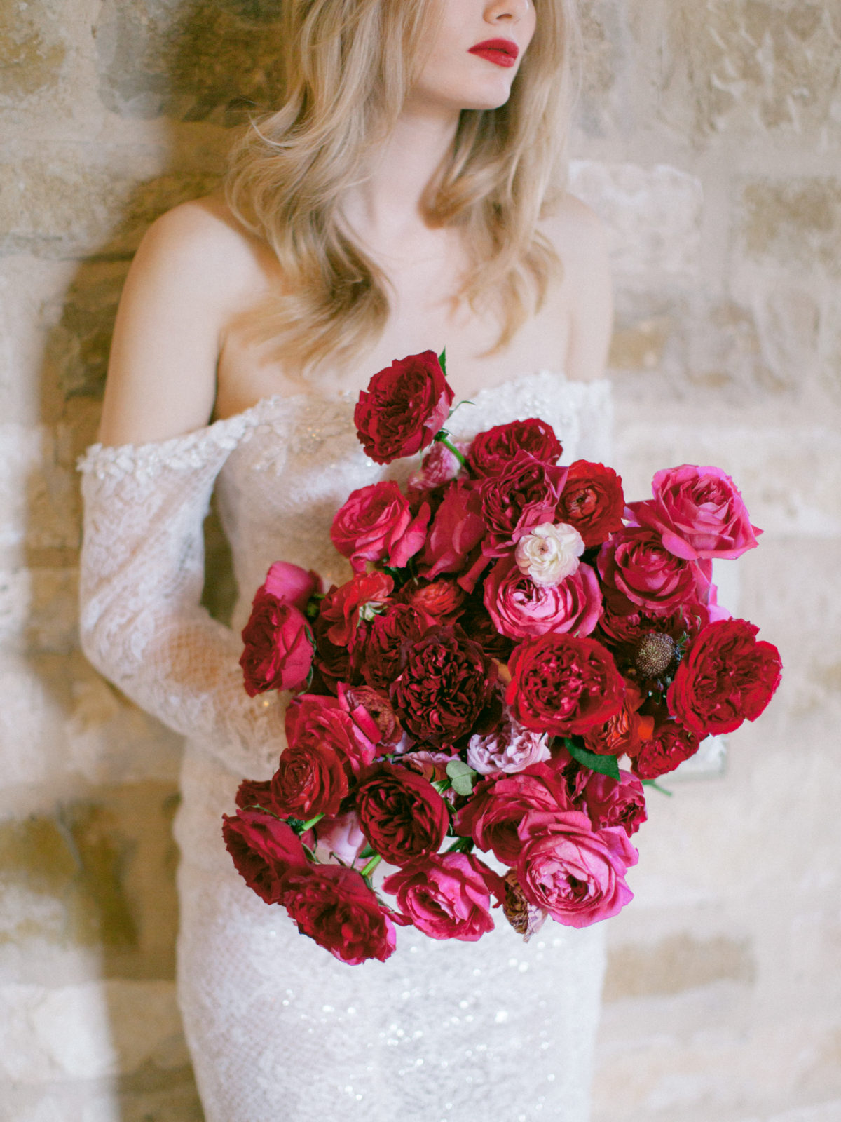 luxury red roses