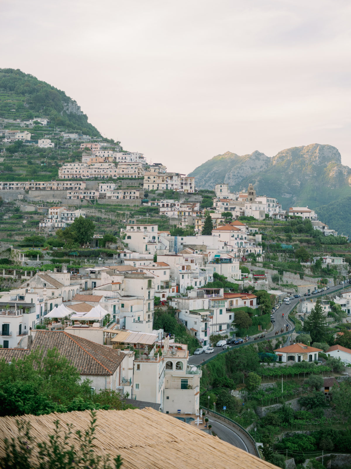 Ravello in Amalfi Coast, view of the town