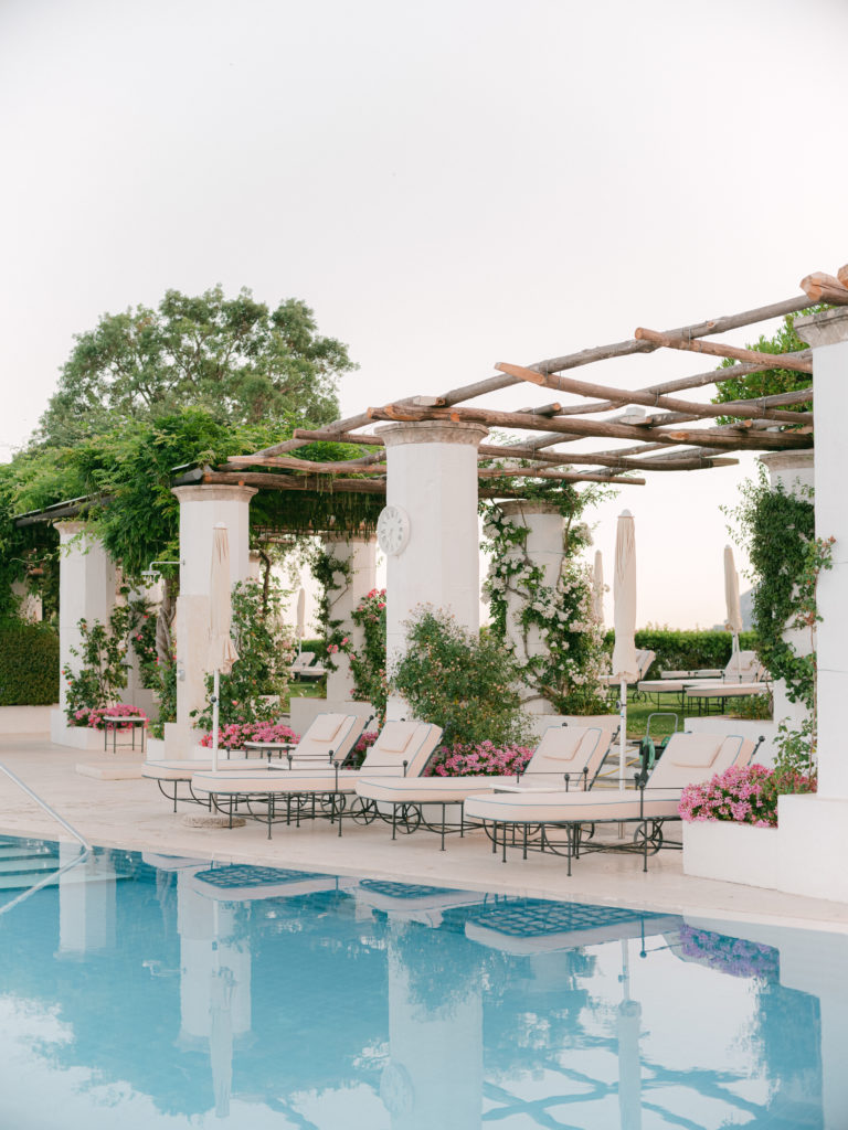 Hotel Belmond Caruso Wedding Swimming Pool